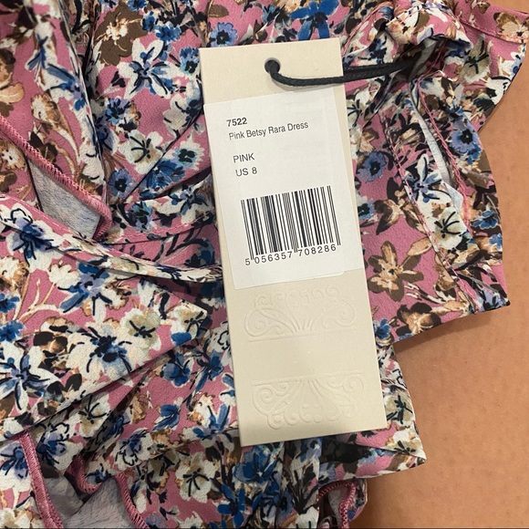 Shopbop Never Fully Dressed Rara Dress Pink Betsy - Picture 5 of 5